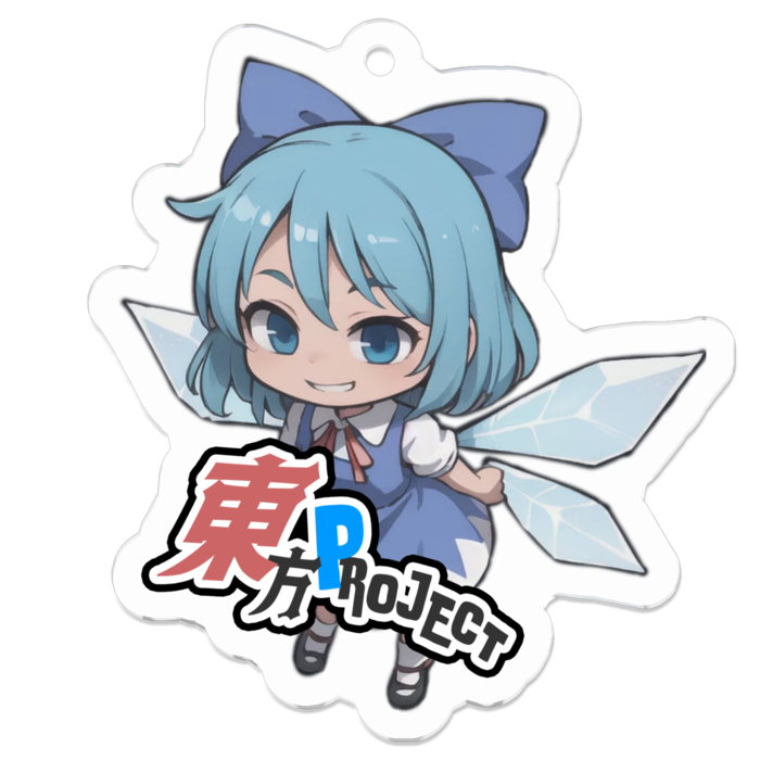 アクリルキーホルダー - 50 x 50 (mm)