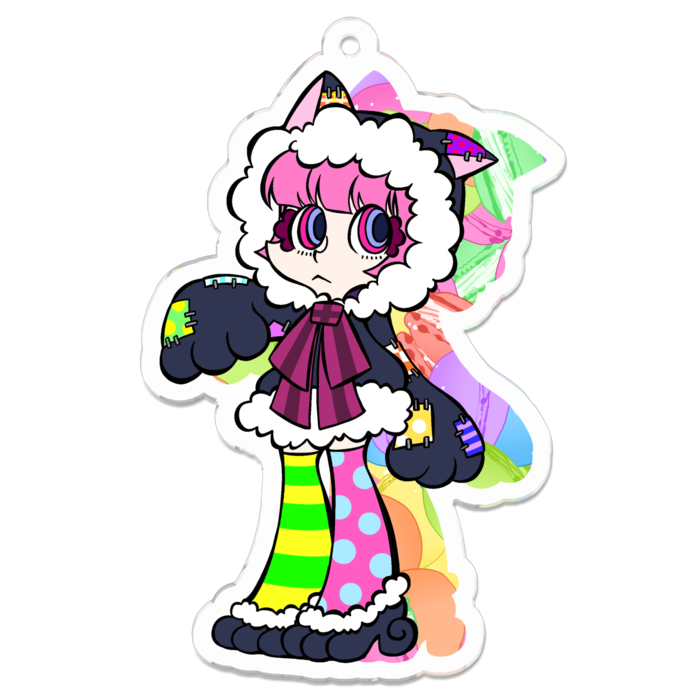 アクリルキーホルダー - 70 x 70 (mm)