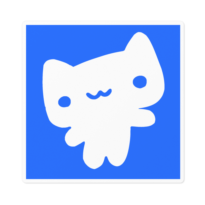 ステッカー - 100 x 100 (mm)