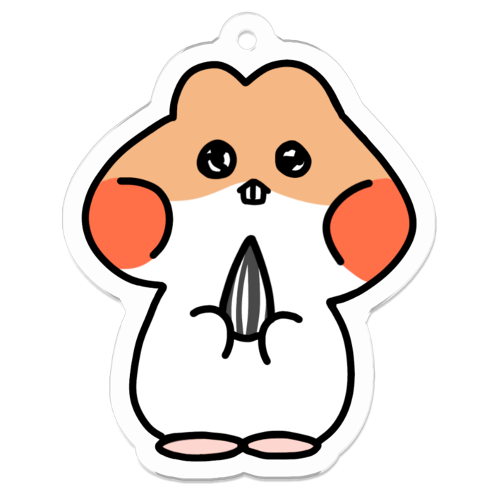 アクリルキーホルダー - 50 x 50 (mm)