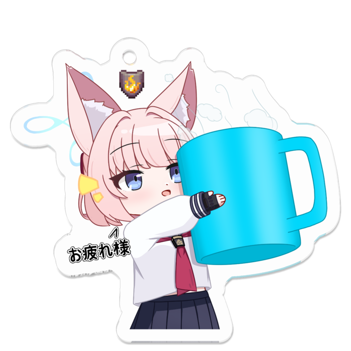 アクリルキーホルダー - 50 x 50 (mm)