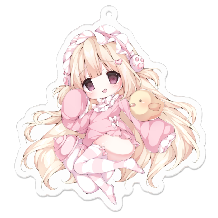アクリルキーホルダー - 70 x 70 (mm)