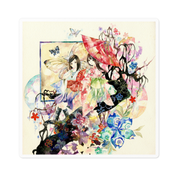 ステッカー - 100 x 100 (mm)