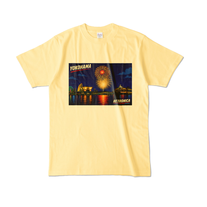 カラーTシャツ - L - ライトイエロー (淡色)