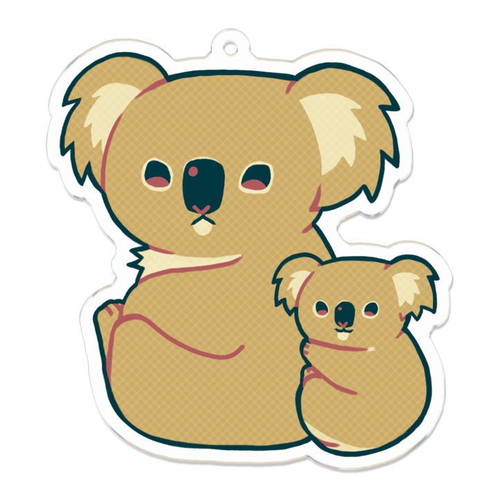 アクリルキーホルダー - 70 x 70 (mm)