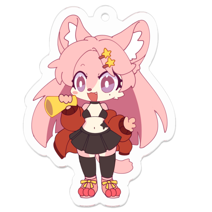 アクリルキーホルダー - 50 x 50 (mm)