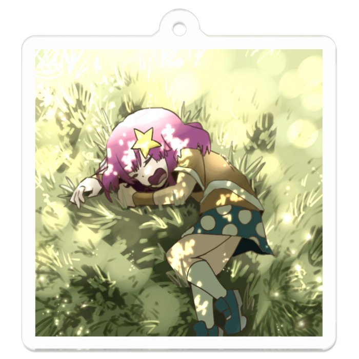 アクリルキーホルダー - 50 x 50 (mm)