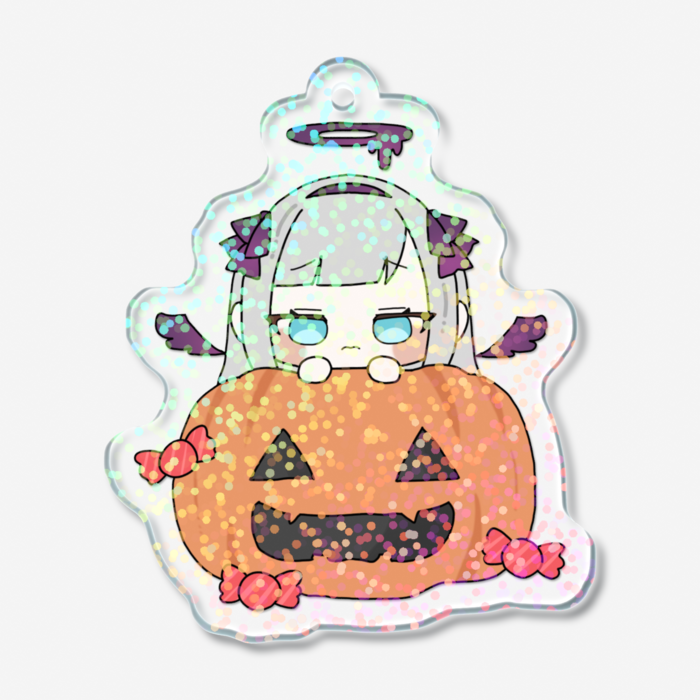 ホログラムアクリルキーホルダー - 50 × 50mm