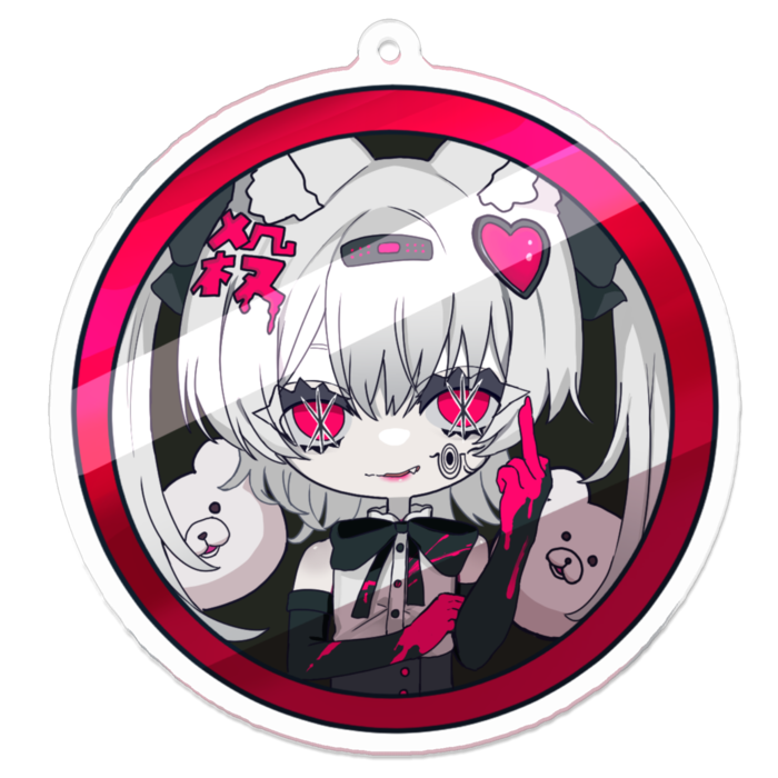 アクリルキーホルダー - 70 x 70 (mm)