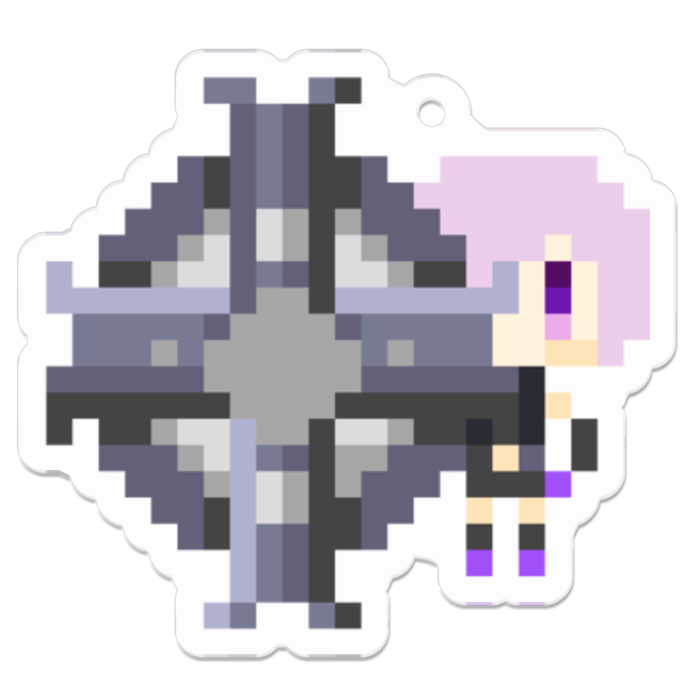 アクリルキーホルダー - 50 x 50 (mm)