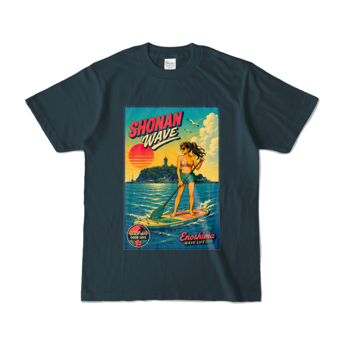 カラーTシャツ - S - デニム (濃色)