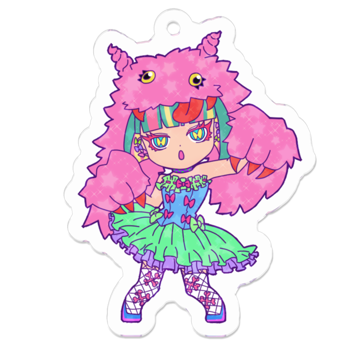 アクリルキーホルダー - 50 x 50 (mm)