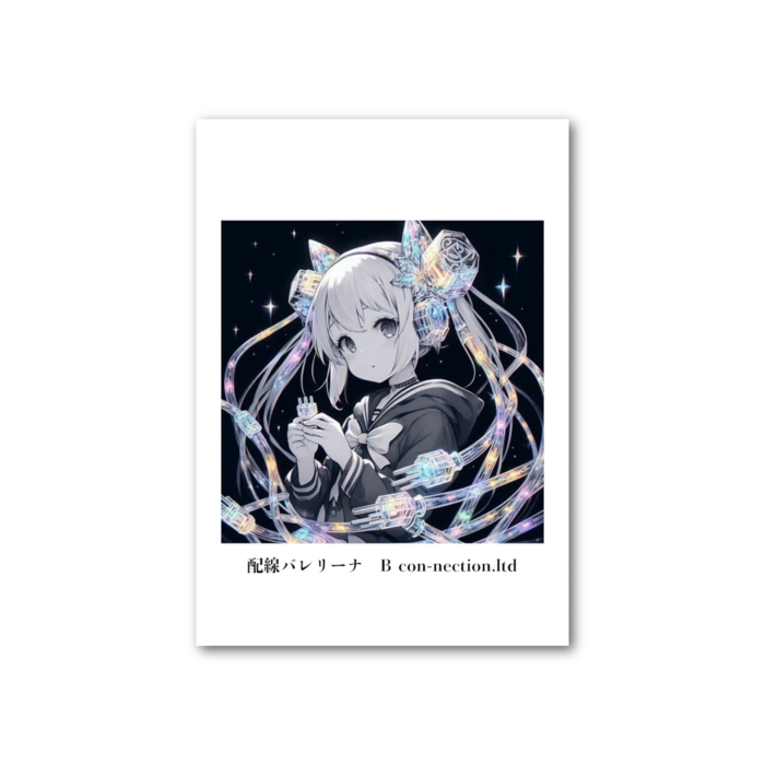 フォト風カード - 縦 - 片面