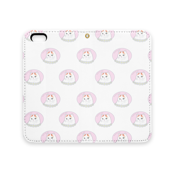 手帳型iPhoneケース(ベルトなし) - iPhone 6 / 6s - ストラップ穴 あり