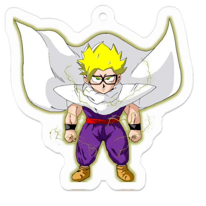 超サイヤ人 - 50 x 50 (mm)