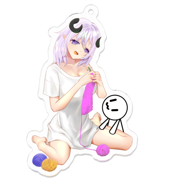 編物Ver.アクキー - 70 x 70 (mm)