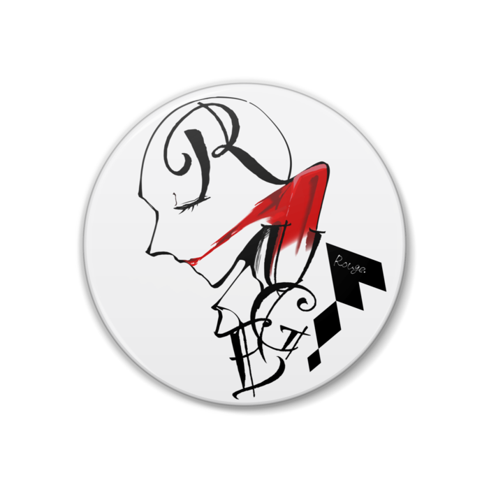 💄缶バッジ - 38mm