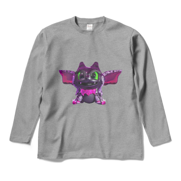 ロングスリーブTシャツ - M - 杢グレー