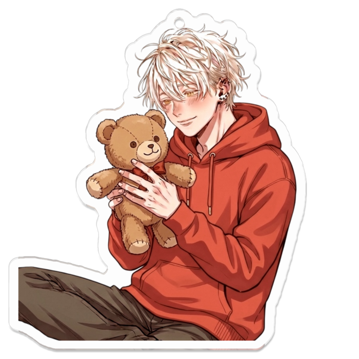 アクリルキーホルダー（コーティング） - 70 x 70 (mm)