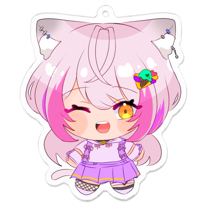 アクリルキーホルダー - 70 x 70 (mm)