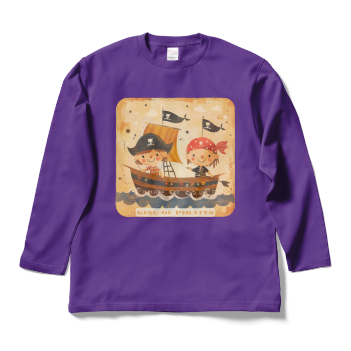 ロングスリーブTシャツ - L - パープル