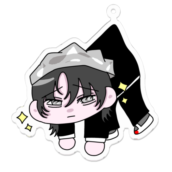 アクリルキーホルダー - 70 x 70 (mm)