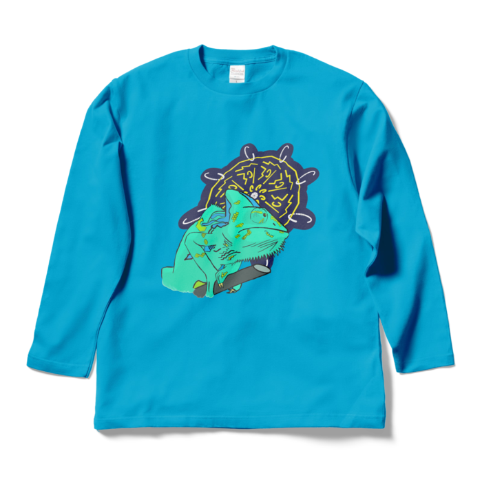 ロングスリーブTシャツ - L - ターコイズ
