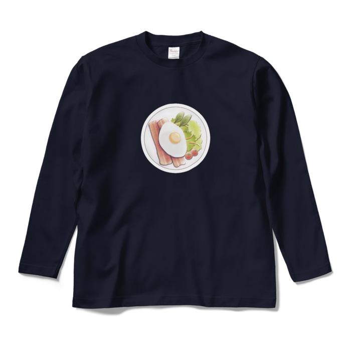 ロングスリーブTシャツ 紺色 M
