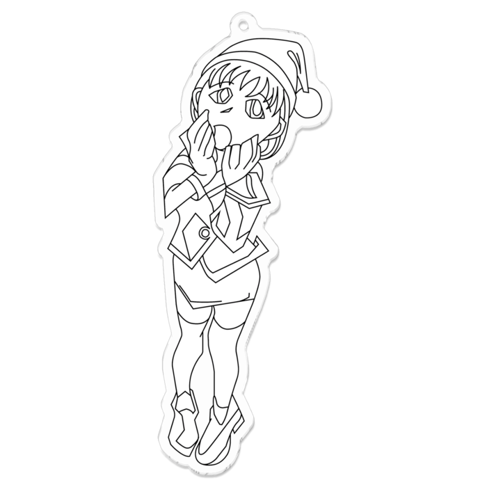 アクリルキーホルダー - 100 x 100 (mm)