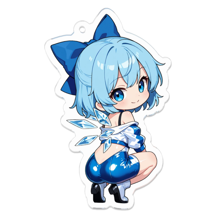 アクリルキーホルダー - 70 x 70 (mm)(キャラのみ)