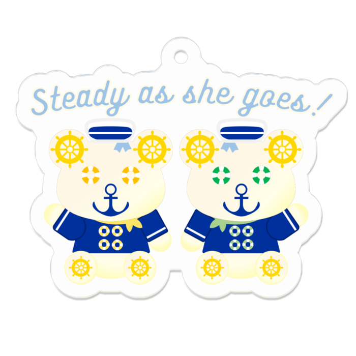 アクリルキーホルダー - 50 x 50 (mm)