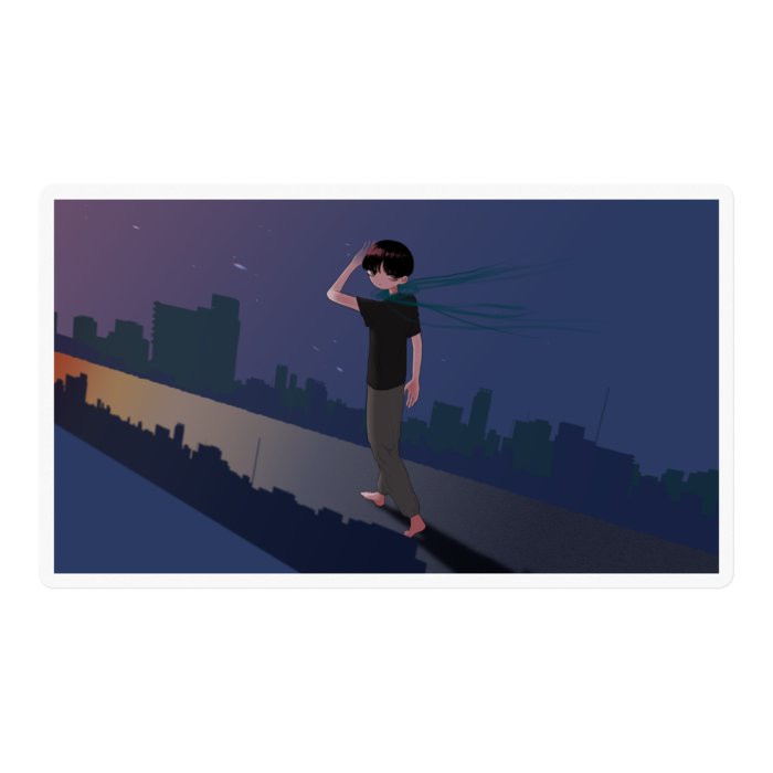 ステッカー - 100 x 100 (mm)