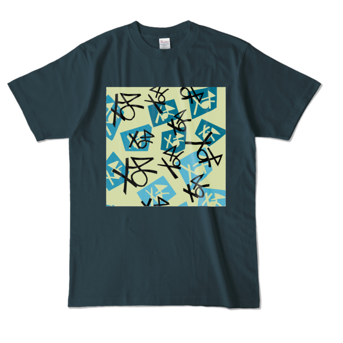 カラーTシャツ - L - デニム (濃色)