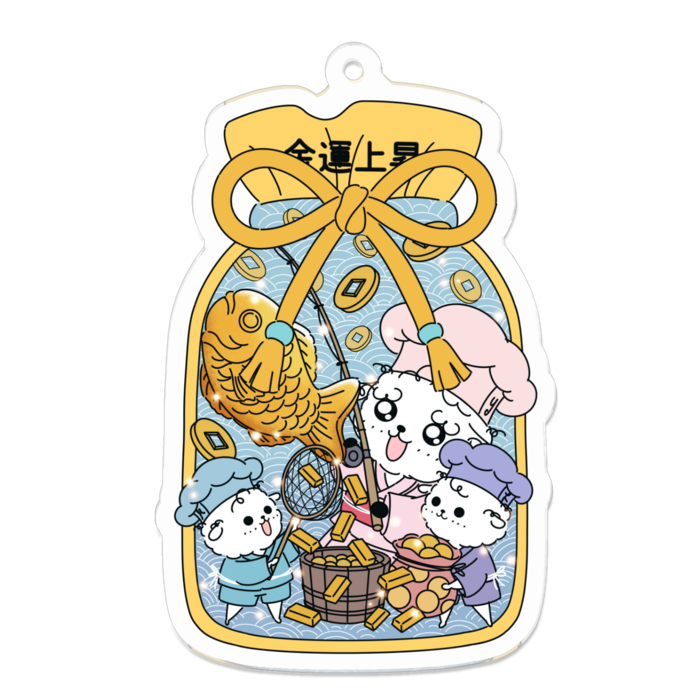 アクリルキーホルダー - 70 x 70 (mm)