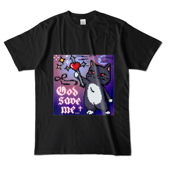 カラーTシャツ - L - ブラック (濃色)