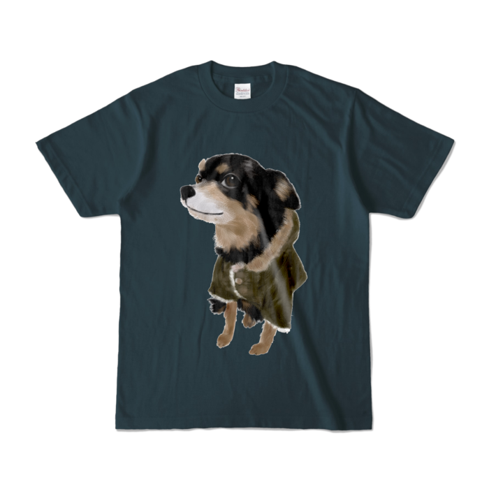 カラーTシャツ - S - デニム (濃色)