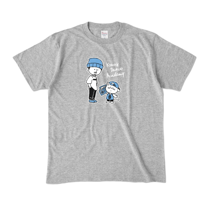 カラーTシャツ - M - 杢グレー (濃色)