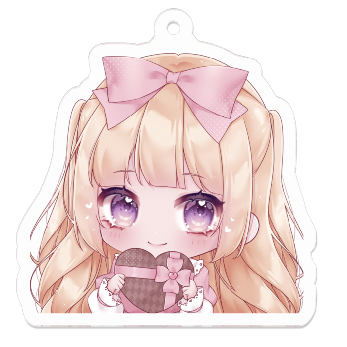 アクリルキーホルダー - 50 x 50 (mm)