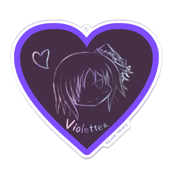 アクリルキーホルダー（コーティング） - 100 x 100 (mm)