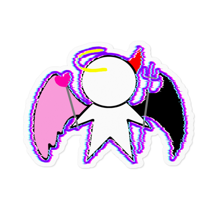 堕天使ちゃんデジタルステッカー