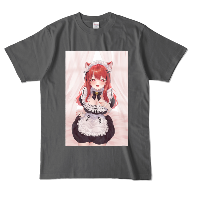 カラーTシャツ - L - チャコール (濃色)