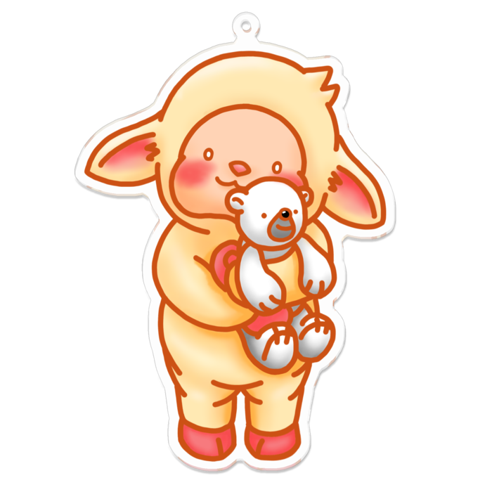 アクリルキーホルダー - 100 x 100 (mm)