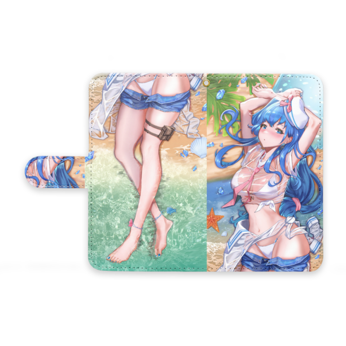 手帳型Androidケース - M - ストラップ穴 あり