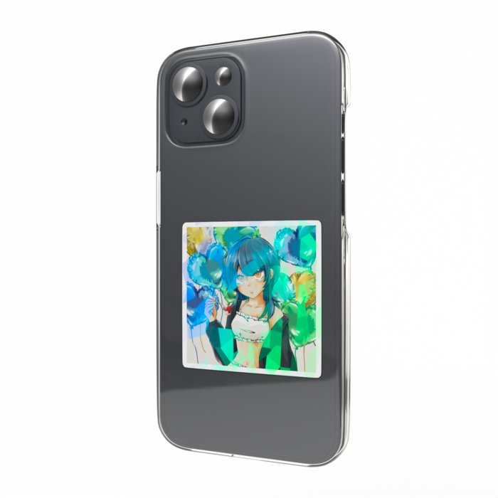 ホログラムスマホステッカー - 縦