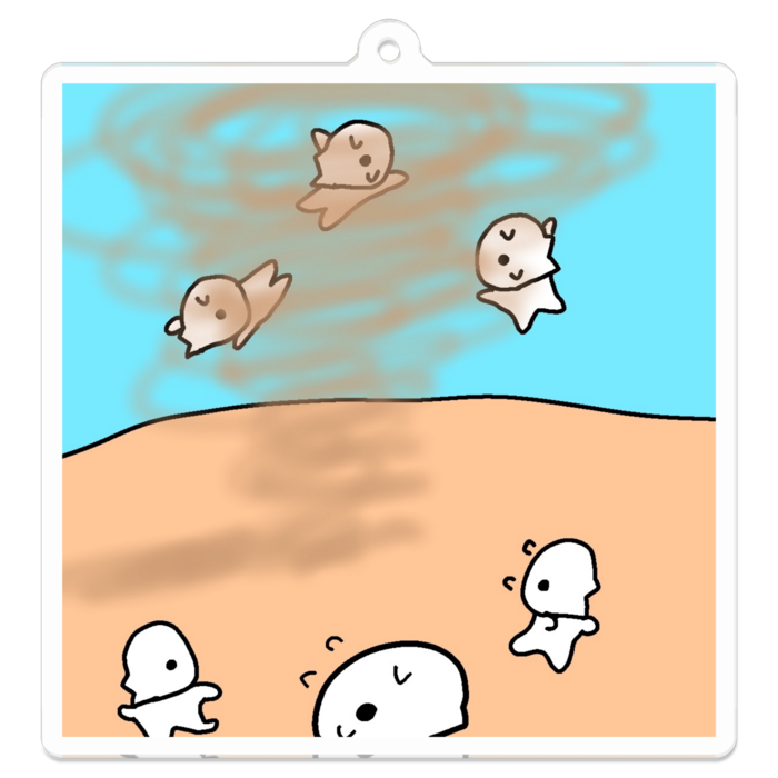 10.砂嵐が来たぞ〜！