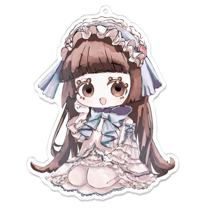 アクリルキーホルダー - 100 x 100 (mm)