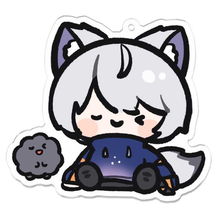 アクリルキーホルダー - 70 x 70 (mm)