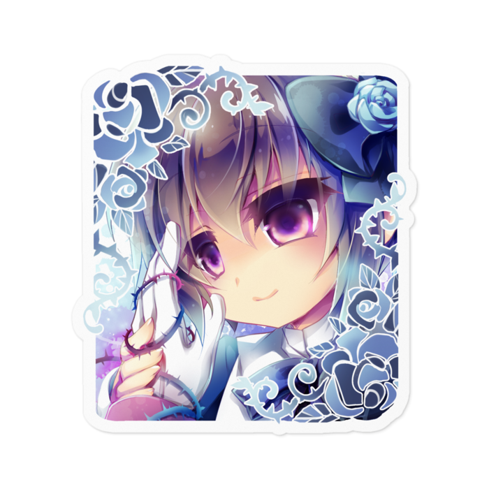 旧作少女(蒼) - 100 x 100 (mm)(1)