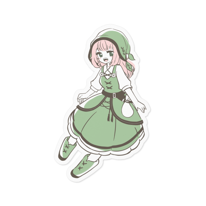 白フチ