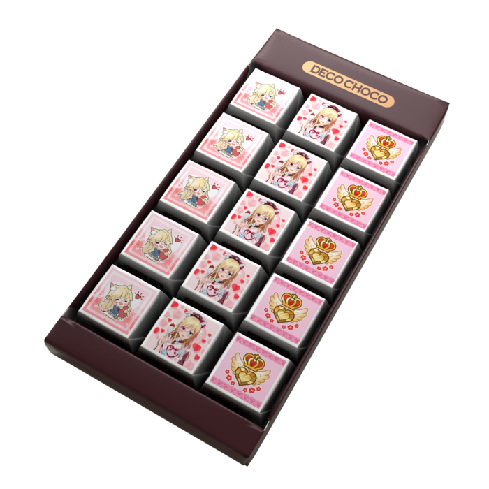 DECOチョコ - 列ごとにデザイン